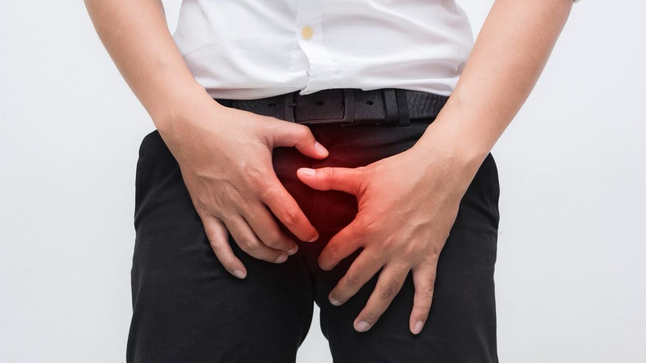 bolesti v tříslech s prostatitidou