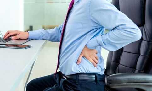 bolesti zad s prostatitidou