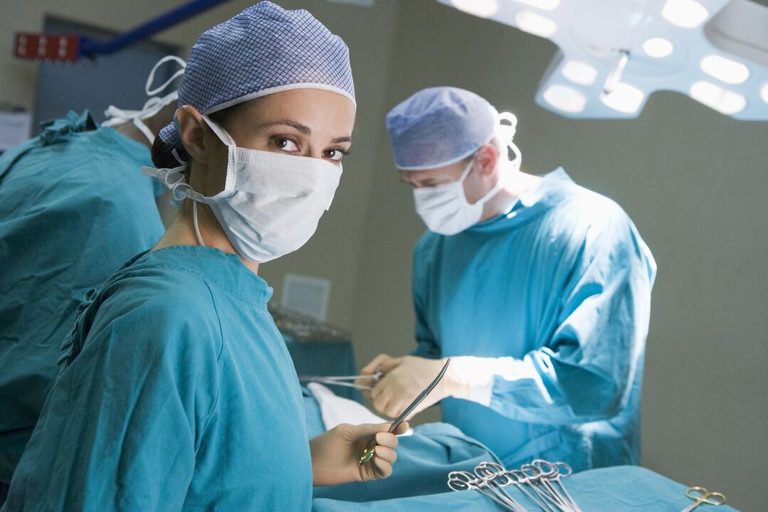 V některých případech stagnace prostaty vyžaduje chirurgický zákrok